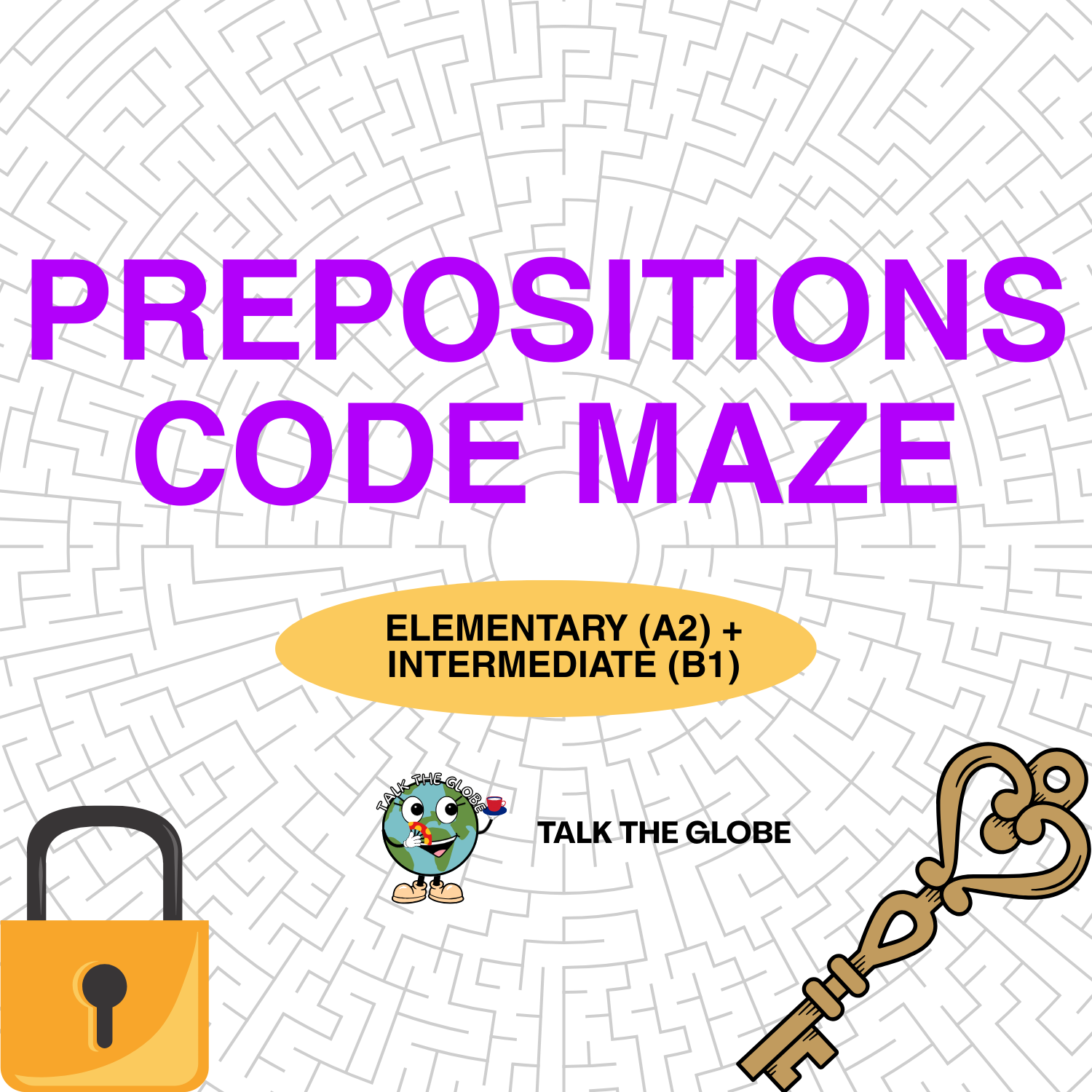 PREPOSITIONS CODE MAZE – A2 + B1 PACK